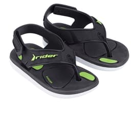 Sandália Baby Rider R Line Plus - 12027 - Branco/Preto/Verde