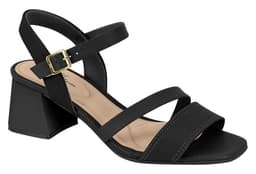 Sandália Feminina Modare Salto Baixo - 7172101 - Preto