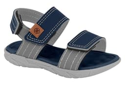 Sandália Infantil Baby Molekinho - 2135153 - Azul-marinho/Cinza