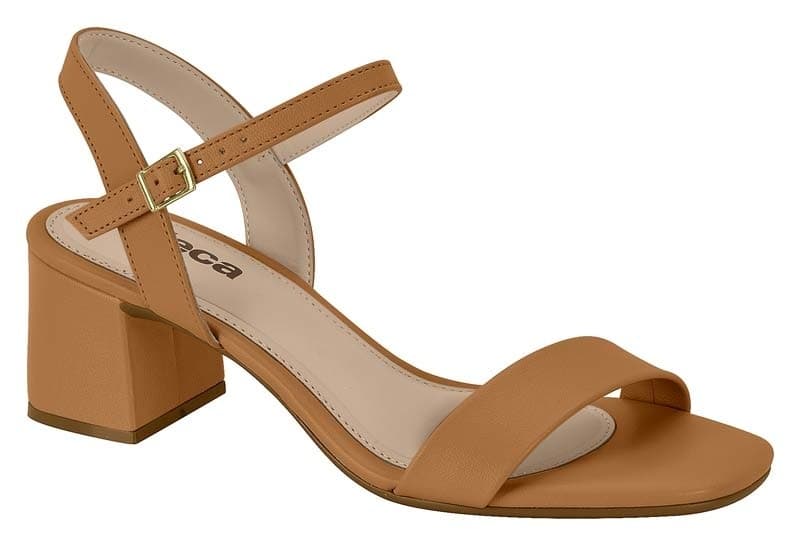 Sandália Feminina Moleca Salto Bloco - 5496101