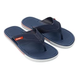 Chinelo Masculino Rider Spin Cinza - 11772 - Branco/Azul/Vermelho
