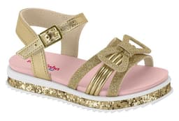 Sandália Molekinha Baby - 2724112 - Dourado