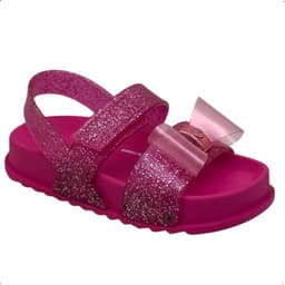 Sandália Infantil Grendene Baby Barbie Charm - 23202 - Rosa/Rosa Glitter