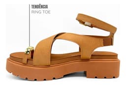 Sandália Vizzano - 6499122 - Areia/Camel