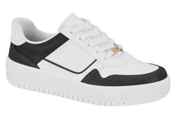 Tênis Feminino Vizzano Casual CadarÃ§o 1389120 - Branco/Preto