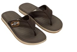 Chinelo Masculino Cartago - 12214 - Bege Claro/Marrom