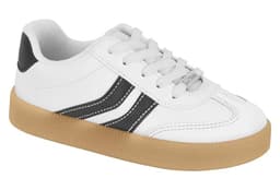Tênis Casual Molekinha - 2582102 - Branco/Preto