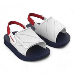 Sandalia Slide Baby Rider Street Slide Baby - 12414 - Azul/Branco/Vermelho
