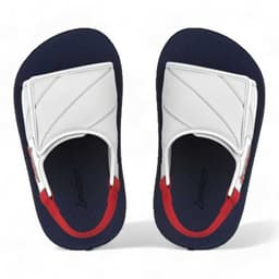 Sandalia Slide Baby Rider Street Slide Baby - 12414 - Azul/Branco/Vermelho