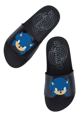 Chinelo Slide Infantil Sonic View - 23324 - Preto