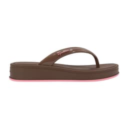 Tamanco Feminino Glow Up Ipanema - 27417 - Marrom Escuro/Marrom/Rosa