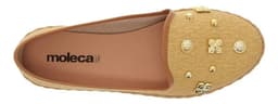 Sapatilha Feminina Moleca - 5696340 - Natural/Camel