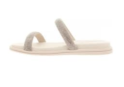 Tamanco Beira Rio - 8488122 - Off-white/Cristal