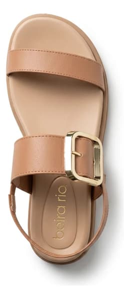 Sandália Beira Rio - 8488135 - Camel