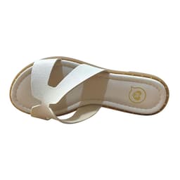 Tamanco Molekinha - 2342105 - Off-white/Holográfico