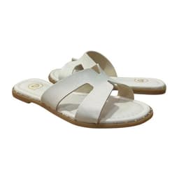 Tamanco Molekinha - 2342105 - Off-white/Holográfico