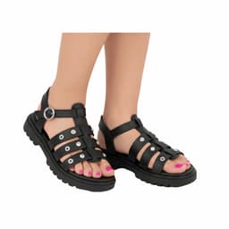 Sandália Infantil Molekinha - 2344146 - Preto