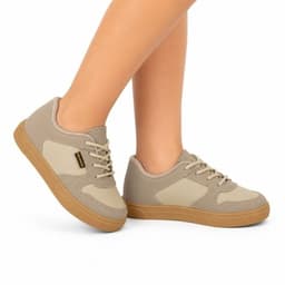 Tênis Baby Molekinho - 2133176 - Areia/Taupe