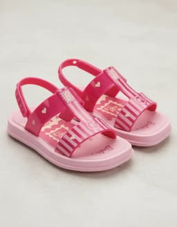 Sandália Ipanema Barbie Fashion - 27519 - Rosa/Rosa/Bege