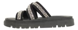 Tamanco Moleca - 5504108 - Preto/Preto Diamante/Níquel/Preto