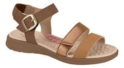 Sandália Modare - 7174127 - Avelã/Bronze/Camel