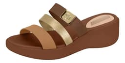 Tamanco Modare - 7227100 - Avelã/Camel/Dourado