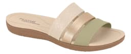 Tamanco Feminino Modare Ultra Conforto - 7125200 - Creme/Verde/Dourado