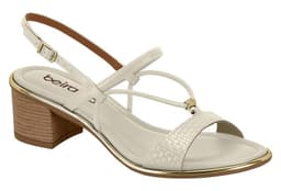 Sandália Feminina Beira Rio - 8379263 - Off-white