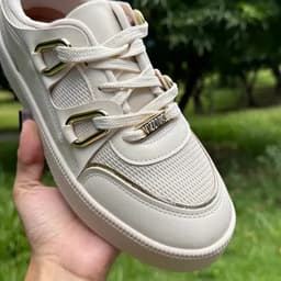 Tenis Vizzano - 1444113 - Off-white/Dourado