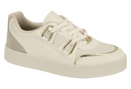 Tenis Vizzano - 1444113 - Off-white/Dourado