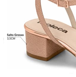 Sandália Moleca - 5259884 - Ouro Rosado