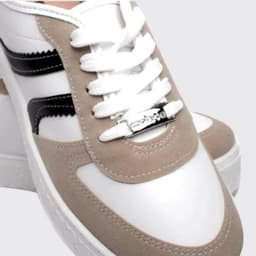 Tenis Moleca - 5712330 - Branco/Off-white/Preto