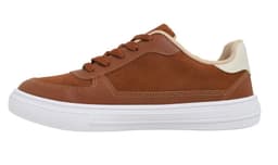 Tênis Casual Moleca - 5796107 - Avelã/Off-white