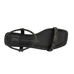 Sandália Moleca - 5462154 - Preto/Hematita/Preto