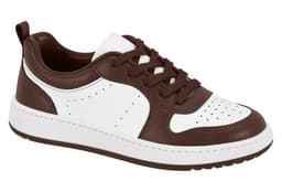 Tenis Vizzano - 1466206 - Branco/Chocolate