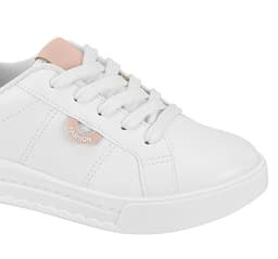 Tenis Molekinha - 2575124 - Branco/Rosê