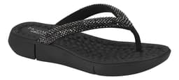 Tamanco Modare - 7142145 - Preto/Preto/Preto Diamante