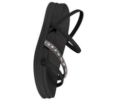 Sandália Moleca - 5590103 - Preto/Jet Hematita/Jet Hematita