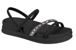 Sandália Moleca - 5590103 - Preto/Jet Hematita/Jet Hematita