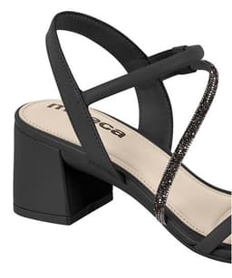 Sandália Moleca - 5496127 - Preto/Preto/Hematita