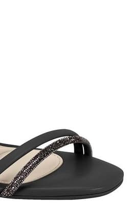 Sandália Moleca - 5496127 - Preto/Preto/Hematita