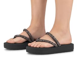 Tamanco Moleca - 5489129 - Hematita/Preto