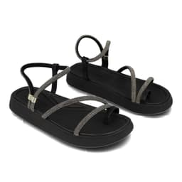 Sandália Moleca - 5469364 - Ônix/Preto Diamante/Preto