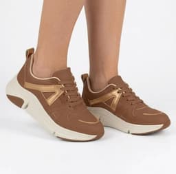 Tenis Casual Modare - 7401102 - Avelã/Bronze
