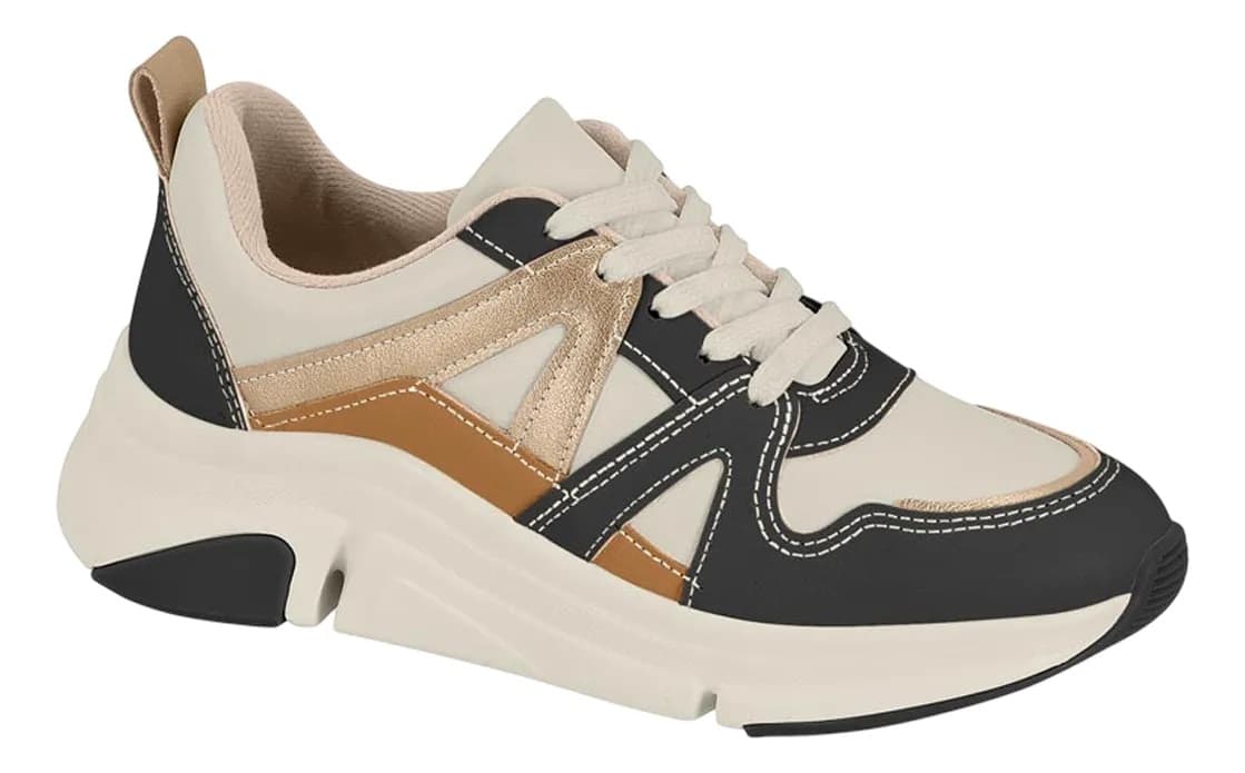Off-white/Preto/Dourado/Camel 2