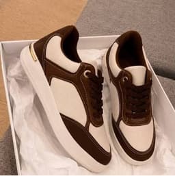 Tenis Modare - 7416202 - Off-white/Cacau/Café