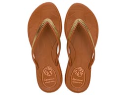 Chinelo Ipanema Shine - 27570 - Marrom/Rosa