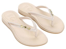 Chinelo Ipanema Shine Pin - 27573 - Bege/Bege