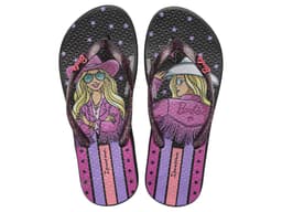 Chinelo Infantil Ipanema Barbie Meu Encanto - 27291 - Preto/Preto/Rosa
