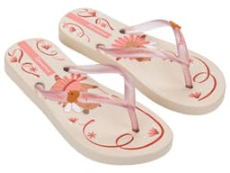 Chinelo Ipanema Hype - 27388 - Bege Claro/Rosa Glitter